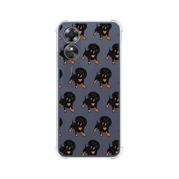 Funda Silicona Antigolpes Oppo A17 Diseño Perros 10 Dibujos