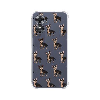 Funda Silicona Antigolpes Oppo A17 Diseño Perros 11 Dibujos