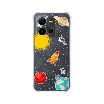 Funda Silicona Antigolpes Vivo X80 Lite 5g Diseño Espacio Dibujos