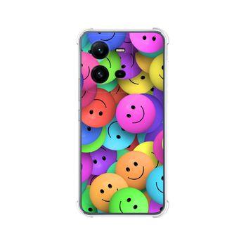 Funda Silicona Antigolpes Vivo X80 Lite 5g Diseño Smile Dibujos