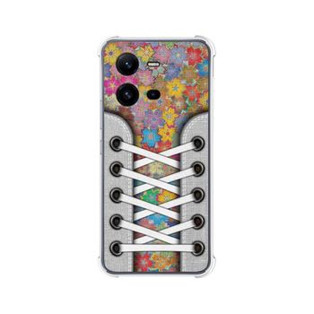 Funda Silicona Antigolpes Vivo X80 Lite 5g Diseño Zapatillas 05 Dibujos