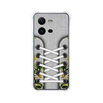 Funda Silicona Antigolpes Vivo X80 Lite 5g Diseño Zapatillas 08 Dibujos