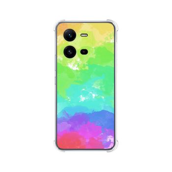 Funda Silicona Antigolpes Vivo X80 Lite 5g Diseño Acuarela 03 Dibujos