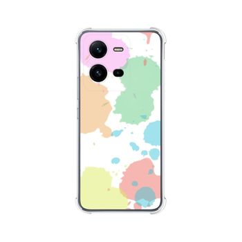 Funda Silicona Antigolpes Vivo X80 Lite 5g Diseño Acuarela 05 Dibujos