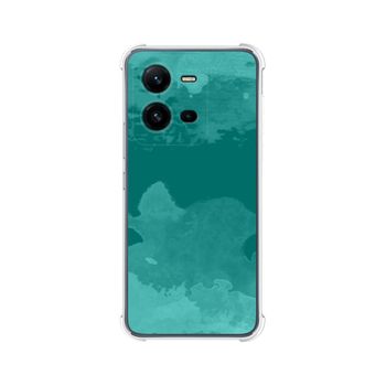 Funda Silicona Antigolpes Vivo X80 Lite 5g Diseño Acuarela 06 Dibujos