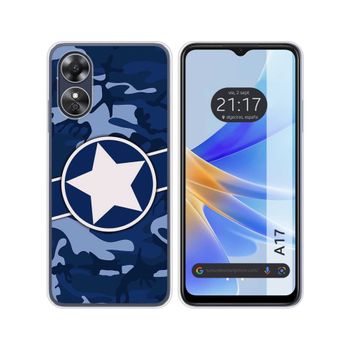 Funda Silicona Oppo A17 Diseño Camuflaje 03 Dibujos