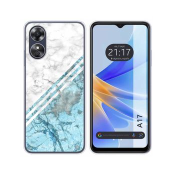 Funda Silicona Oppo A17 Diseño Mármol 02 Dibujos