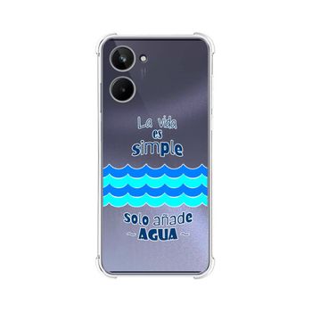 Funda Silicona Antigolpes Realme 10 4g Diseño Agua Dibujos