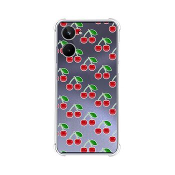 Funda Silicona Antigolpes Realme 10 4g Diseño Cerezas Dibujos