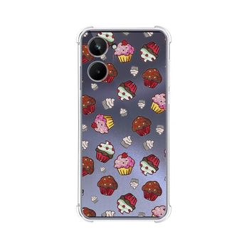 Funda Silicona Antigolpes Realme 10 4g Diseño Muffins Dibujos