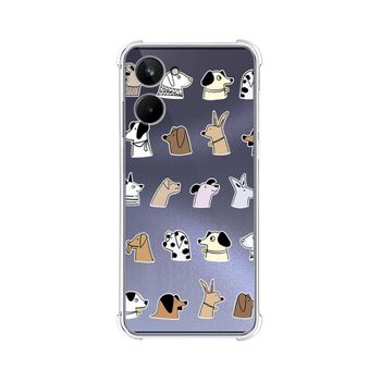 Funda Silicona Antigolpes Realme 10 4g Diseño Perros Dibujos