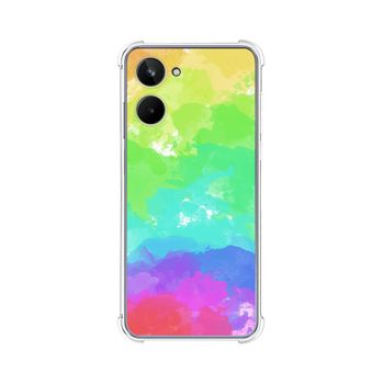 Funda Silicona Antigolpes Realme 10 4g Diseño Acuarela 03 Dibujos