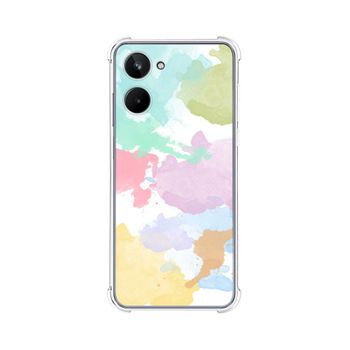 Funda Silicona Antigolpes Realme 10 4g Diseño Acuarela 11 Dibujos