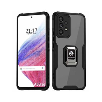 Funda Bumper Borde Negra Con Anillo Samsung Galaxy A53 5g