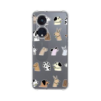 Funda Silicona Antigolpes Oppo Reno 8t 4g Diseño Perros Dibujos