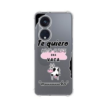 Funda Silicona Antigolpes Oppo Reno 8t 4g Diseño Vaca Dibujos