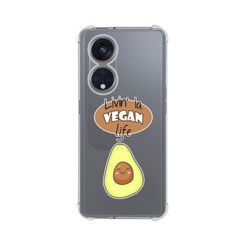 Funda Silicona Antigolpes Oppo Reno 8t 4g Diseño Vegan Life Dibujos