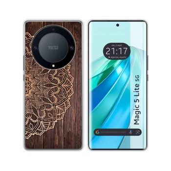 Funda Silicona Huawei Honor Magic 5 Lite 5g Diseño Madera 06 Dibujos