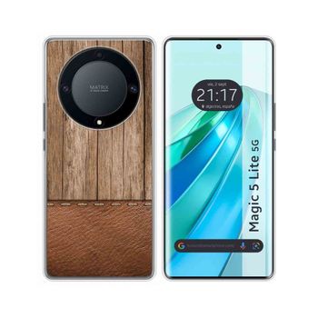 Funda Silicona Huawei Honor Magic 5 Lite 5g Diseño Madera 09 Dibujos