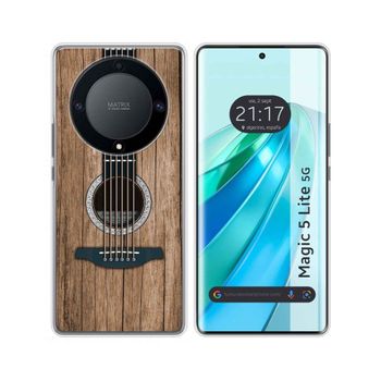 Funda Silicona Huawei Honor Magic 5 Lite 5g Diseño Madera 11 Dibujos