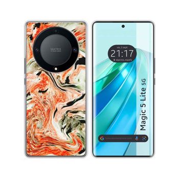 Funda Silicona Huawei Honor Magic 5 Lite 5g Diseño Mármol 12 Dibujos