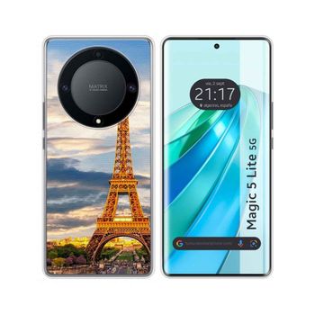 Funda Silicona Huawei Honor Magic 5 Lite 5g Diseño Paris Dibujos