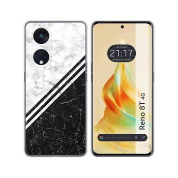 Funda Silicona Oppo Reno 8t 4g Diseño Mármol 01 Dibujos