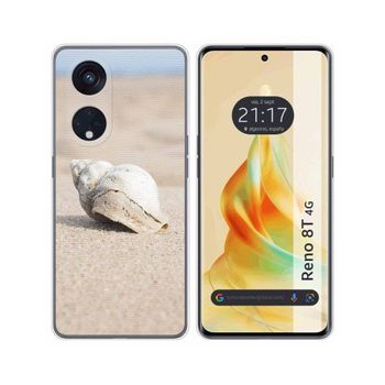 Funda Silicona Oppo Reno 8t 4g Diseño Concha Dibujos