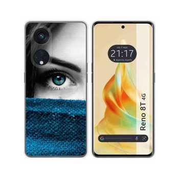 Funda Silicona Oppo Reno 8t 4g Diseño Ojo Dibujos