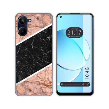 Funda Silicona Realme 10 4g Diseño Mármol 07 Dibujos