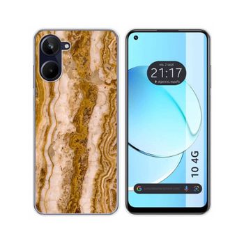 Funda Silicona Realme 10 4g Diseño Mármol 10 Dibujos