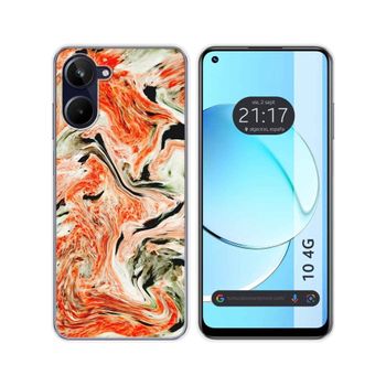 Funda Silicona Realme 10 4g Diseño Mármol 12 Dibujos