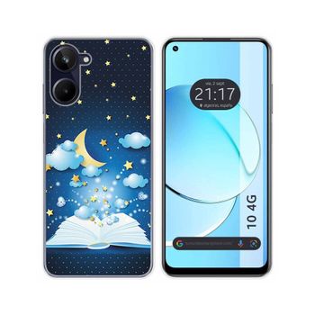 Funda Silicona Realme 10 4g Diseño Libro Cuentos Dibujos