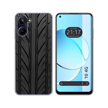 Funda Silicona Realme 10 4g Diseño Neumatico Dibujos