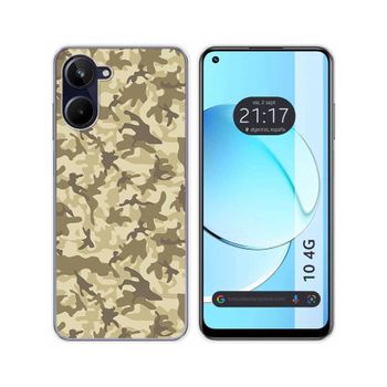 Funda Silicona Realme 10 4g Diseño Sand Camuflaje Dibujos