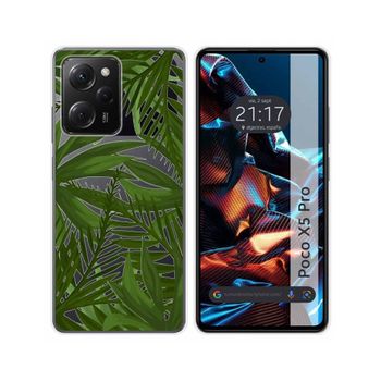 Funda Silicona Transparente Xiaomi Poco X5 Pro 5g Diseño Jungla Dibujos