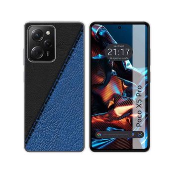 Funda Silicona Xiaomi Poco X5 Pro 5g Diseño Cuero 02 Dibujos