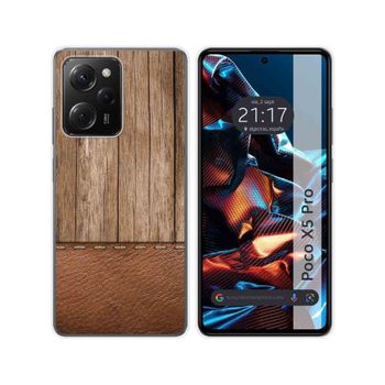 Funda Silicona Xiaomi Poco X5 Pro 5g Diseño Madera 09 Dibujos