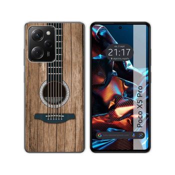 Funda Silicona Xiaomi Poco X5 Pro 5g Diseño Madera 11 Dibujos