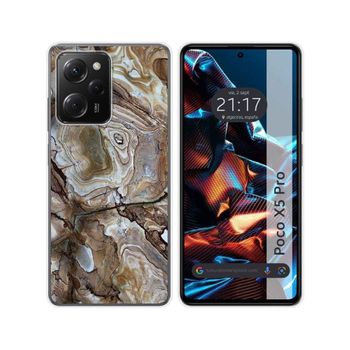 Funda Silicona Xiaomi Poco X5 Pro 5g Diseño Mármol 14 Dibujos