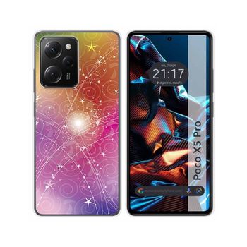 Funda Silicona Xiaomi Poco X5 Pro 5g Diseño Abstracto Dibujos