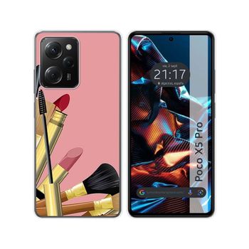 Funda Silicona Xiaomi Poco X5 Pro 5g Diseño Brochas Dibujos