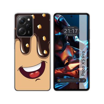 Funda Silicona Xiaomi Poco X5 Pro 5g Diseño Helado Chocolate Dibujos