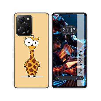 Funda Silicona Xiaomi Poco X5 Pro 5g Diseño Jirafa Dibujos