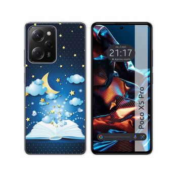 Funda Silicona Xiaomi Poco X5 Pro 5g Diseño Libro Cuentos Dibujos