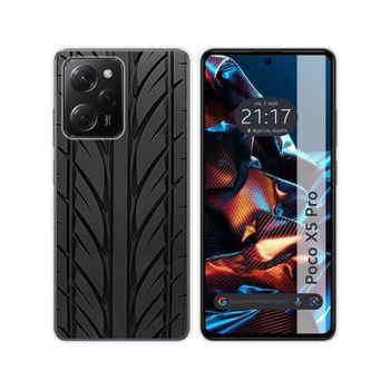 Funda Silicona Xiaomi Poco X5 Pro 5g Diseño Neumatico Dibujos