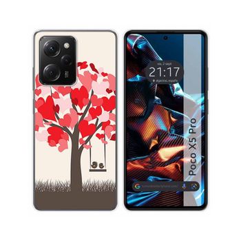 Funda Silicona Xiaomi Poco X5 Pro 5g Diseño Pajaritos Dibujos