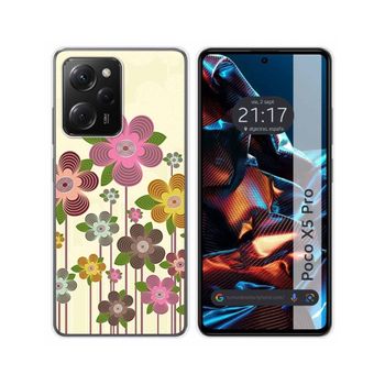 Funda Silicona Xiaomi Poco X5 Pro 5g Diseño Primavera En Flor Dibujos