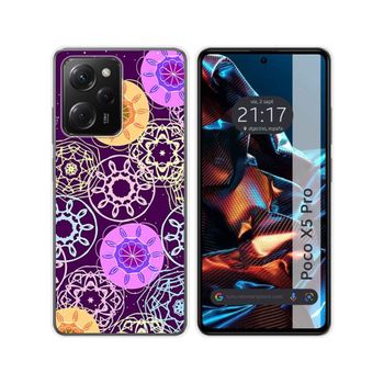 Funda Silicona Xiaomi Poco X5 Pro 5g Diseño Radial Dibujos