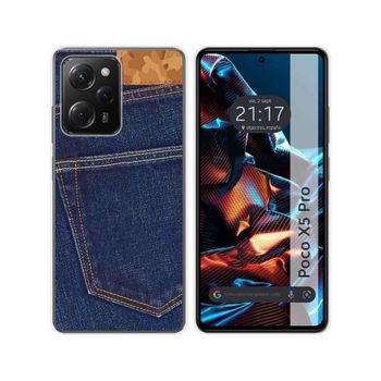 Funda Silicona Xiaomi Poco X5 Pro 5g Diseño Vaquero Dibujos